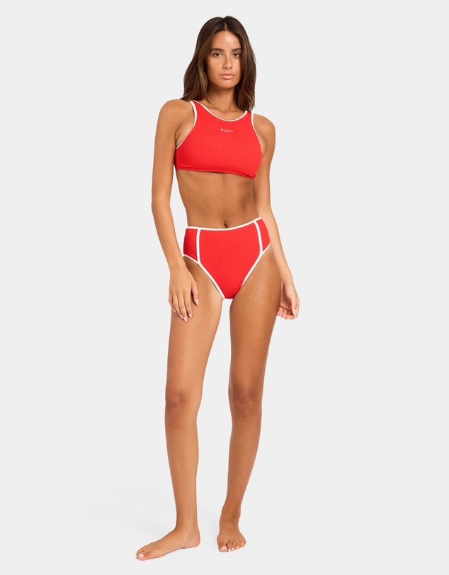 Roxy - Womens Aruba Field Crop Top Bikini Top