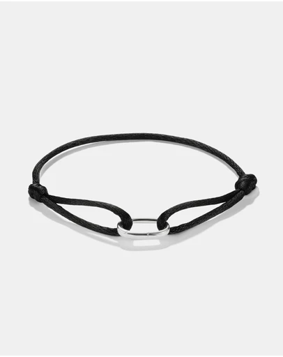 THOMAS SABO - THOMAS SABO Connect Textile Bracelet Black