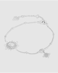 Wanderlust + Co - Sunlit Crescent Silver Bracelet