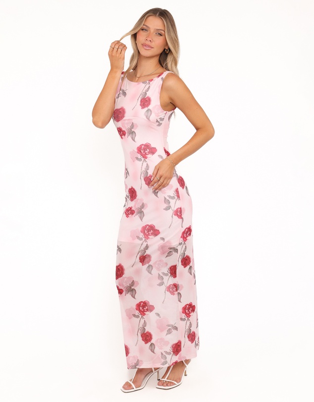 Petal & Pup - Brissa Maxi Dress - Pink Floral