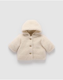 Purebaby - Shearling Padded Jacket -Kids-Babies