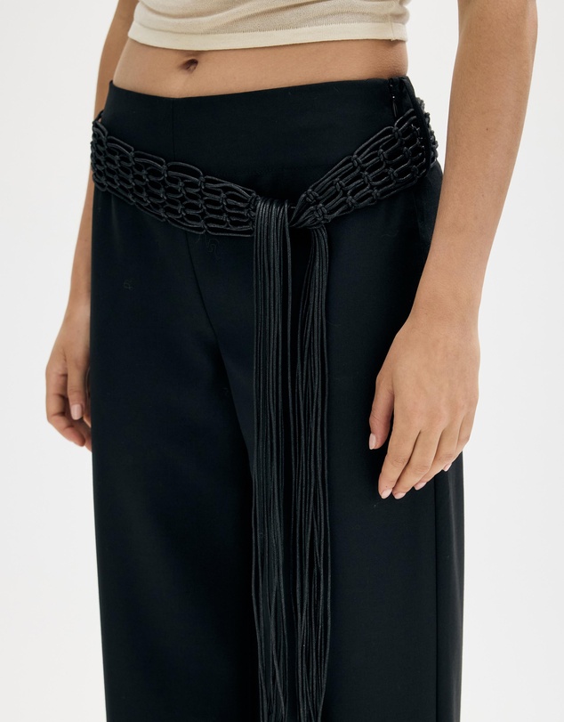 Minima Esenciales - Ise Macrame Belt Pants