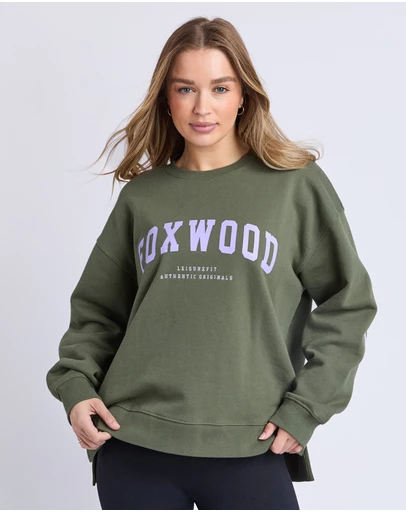 Foxwood - Interval Crew Khaki With Lilac