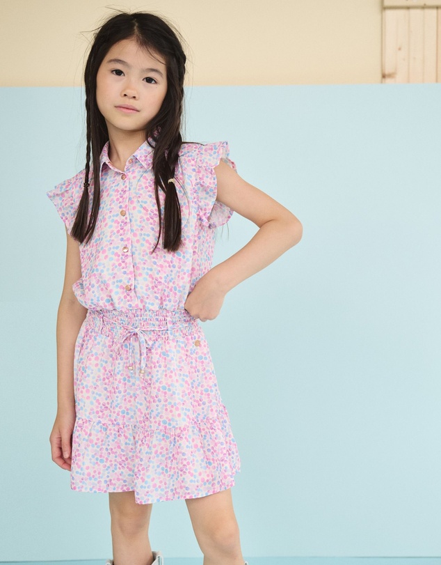 NONO - Minou AOP Dress - Kids-Teens