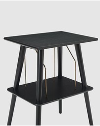 Victrola - Victrola Eastwood II Turntable - Black + Turntable Stand Bundle - Black