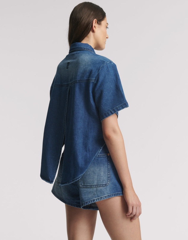 ONE TEASPOON - Taylor Denim Jumpsuit - Rosewood