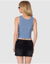 EDIKTED - Jessa Ribbed Tank Top