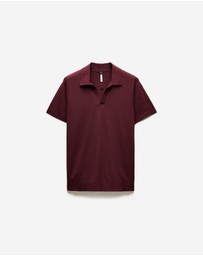 Calibre - Tech Shoulder Trim Polo Wine