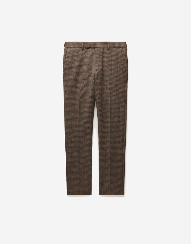 Calibre - Slim Micro Jacquard Wool Pant Mocha