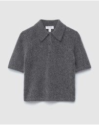 & Other Stories - Brushed Knit Polo T-Shirt