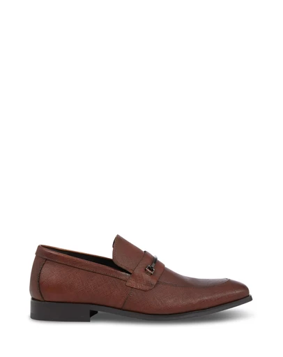 yd. - Riccardo Textured Leather Loafer
