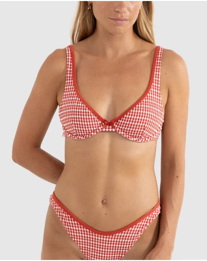 Rhythm - Lola Check Underwire Top