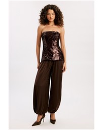 Bardot - Helenia Sequin Strapless Top