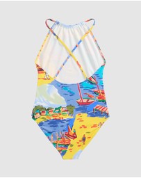 Polo Ralph Lauren - Riviera Print One Piece Swimsuit - ICONIC EXCLUSIVE - Kids-Teens