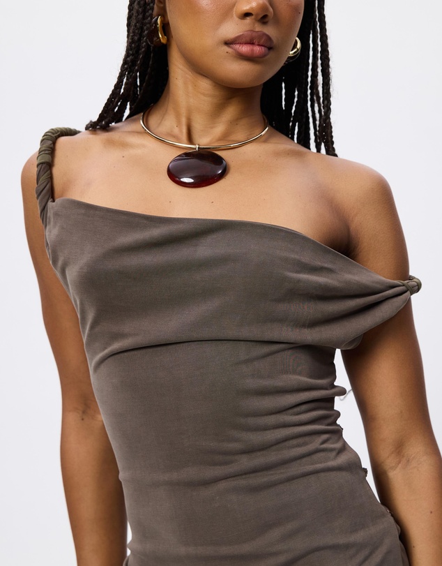 Jaded London - Hedera Asymmetric Backless Mini Dress