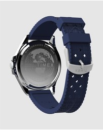 TIMEX - Harborside Coast 44mm Synthetic Rubber Strap Watch