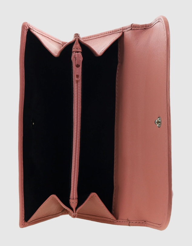 Pierre Cardin - Woven Leather Long Wallet with RFID