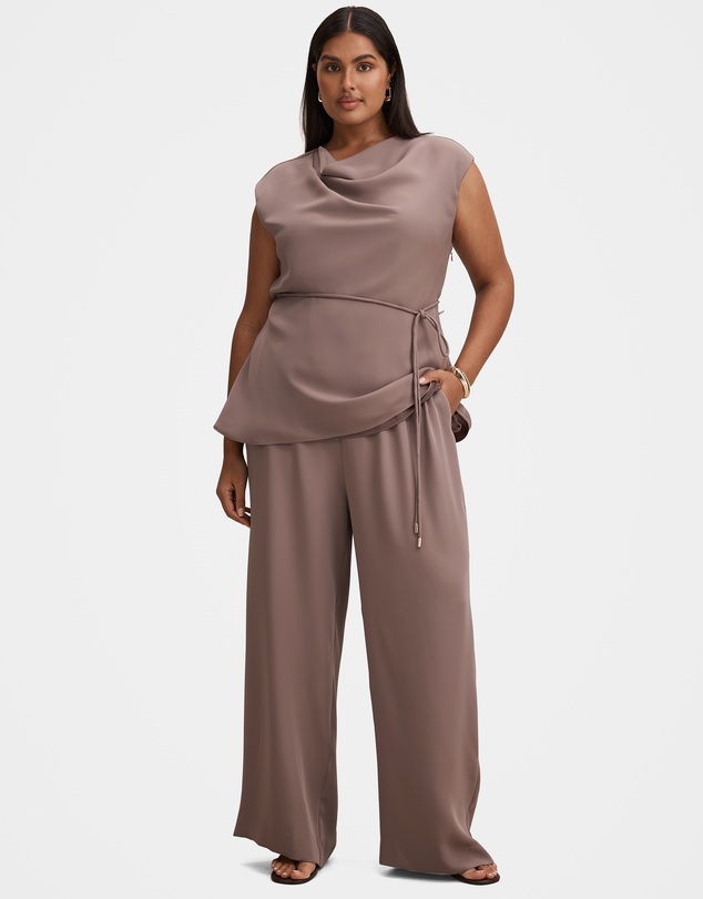 Forever New Curve - Nya Curve Elastic Wide Leg Pants