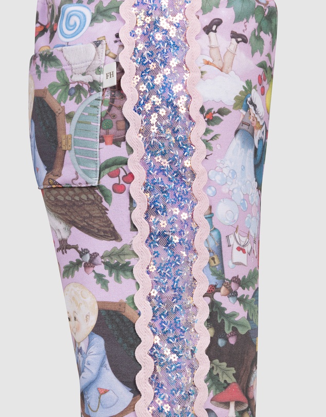 Fleur Harris - 'Faraway Friends' Magic Faraway Tree Track Pant in Lilac