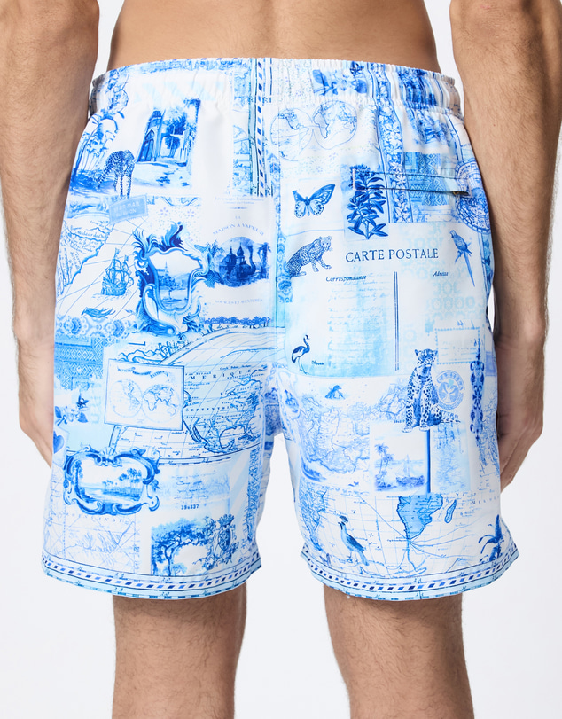 Camilla - Mid Length Boardshorts With Elastic Waist