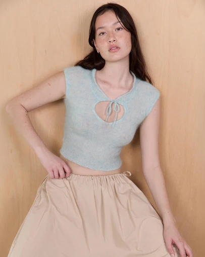 Pinky & Kamal - Tie Knit Tee