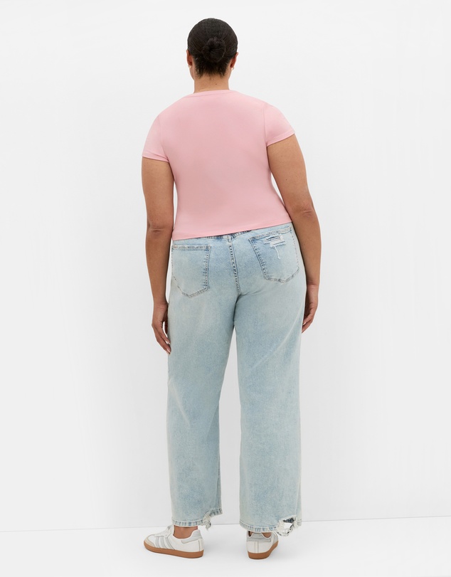 City Chic - Micro Print Tee