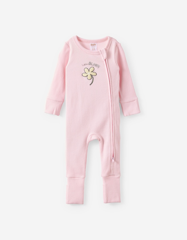 Cotton On Kids - Growie Long Sleeve Zip Romper