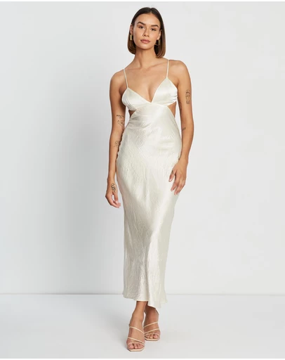 Third Form - Crush Bias Tri Midi Dress