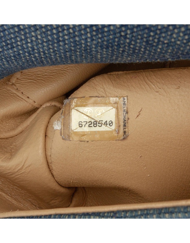 Pre-Loved by Azura Reborn - Pre-Loved Reissue 2.55 Chocolate Bar Denim Top Handle Flap