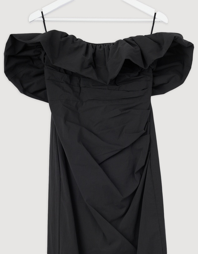 Revibe - Repaired Shona Joy Campbell Strapless Bubble Maxi Dress - AU 10