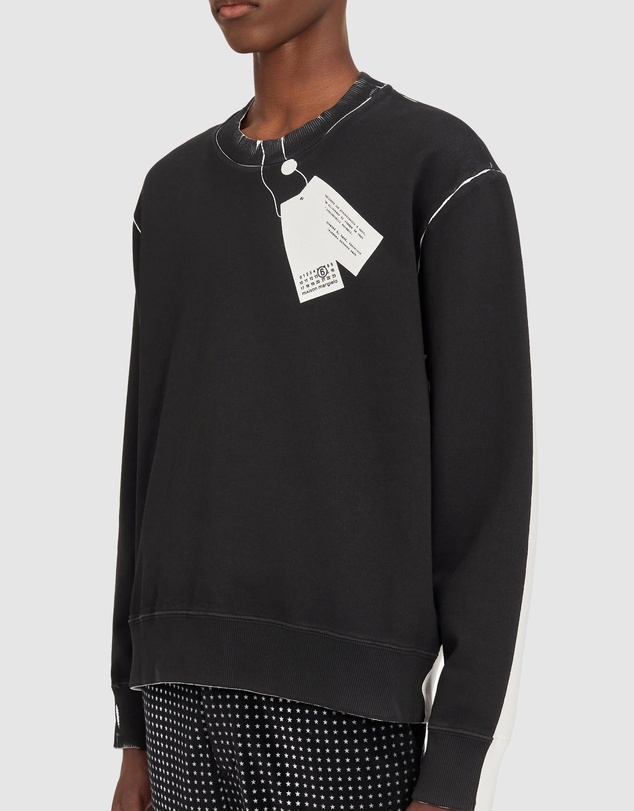MM6 Maison Margiela - Trompe l'oeil Sweatshirt
