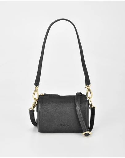 Cobb & Co - Botany Classic Barrel Leather Crossbody Bag