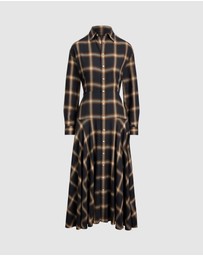 Polo Ralph Lauren - Plaid Twill Paneled Shirtdress
