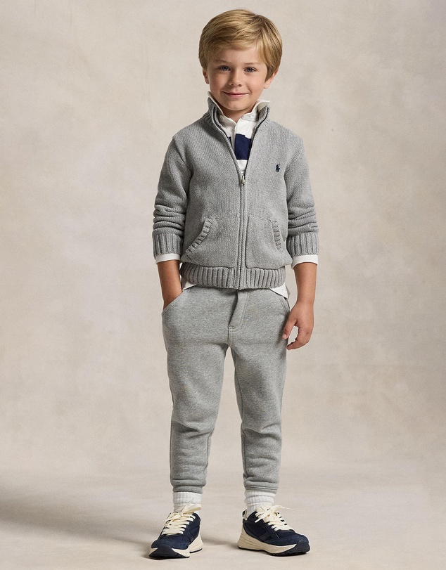 Polo Ralph Lauren - Cotton Full-Zip Sweater - ICONIC EXCLUSIVE - Kids