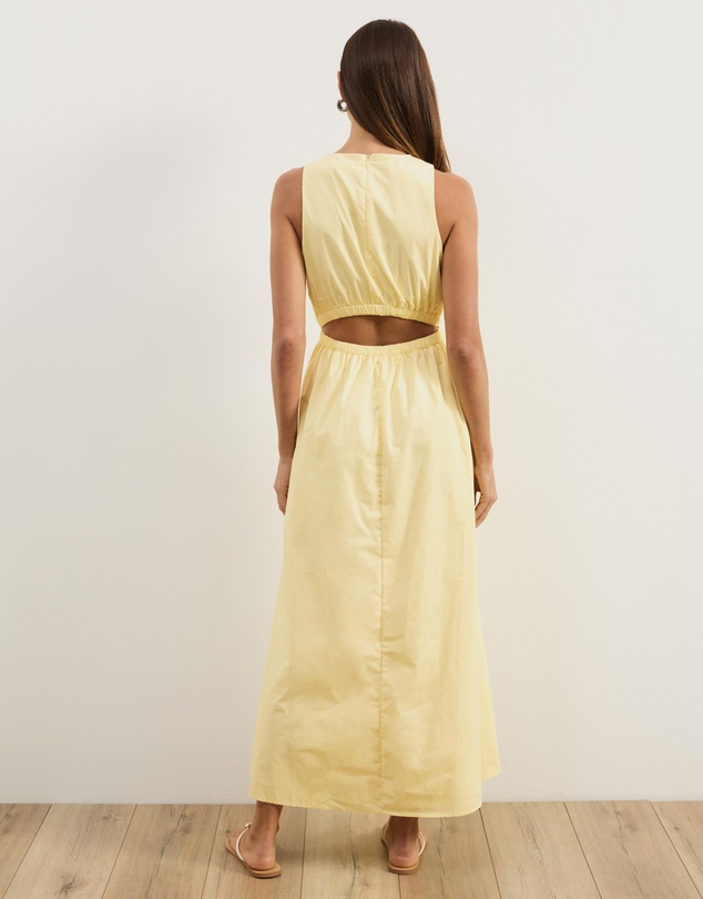 Atmos&Here - Isobel Cotton Poplin Midi Dress