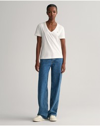 Gant - Shield V-Neck T-Shirt