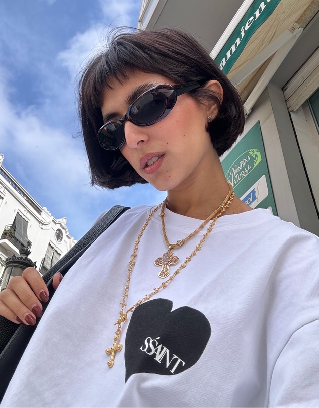 SSAINT - Heart Tee Black & White