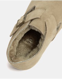 EVERAU - EverAU Ugg Hazora Cow Suede Upper Loafer Oxfords Flats