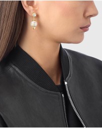 Philipp Plein - Plein Rhapsody Gold-Tone Drop Earrings