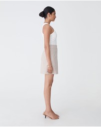 Forcast - Koora Checked Mini Skirt