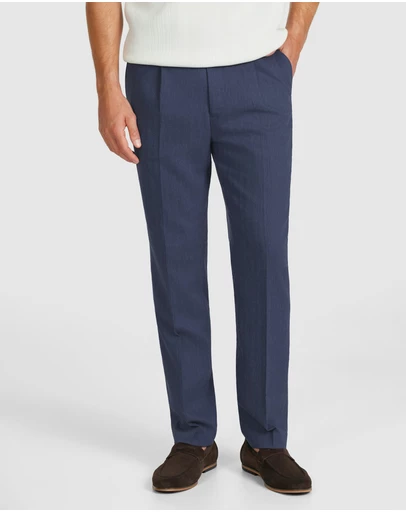 Tarocash - Palisade Pleat Linen Pant
