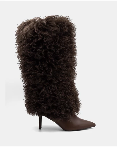 Therapy - Rival Furry Stiletto Boots