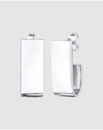 Elli Jewelry - Earrings Chunky Modern in 925 Sterling Silver