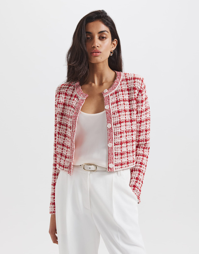 SABA - Camelia Jacquard Cardigan