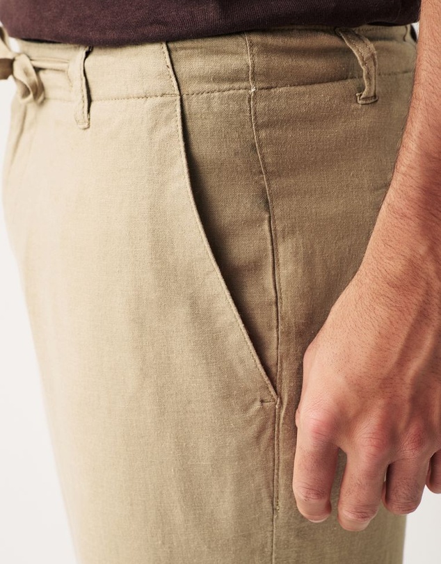 NEXT - Linen Blend Drawstring Trousers