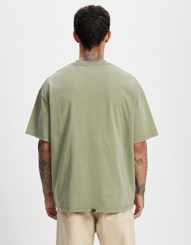 Thrills - ICONIC EXCLUSIVE Thrills Workwear Embro Box Fit Oversize Tee