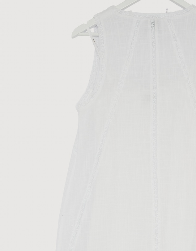 Revibe - Repaired Minima Esenciales Orsa Cotton Lace Midi Dress - AU 8