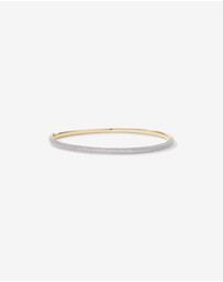 Michael Hill - Pavé Hinge Bangle in 18kt Vermeil