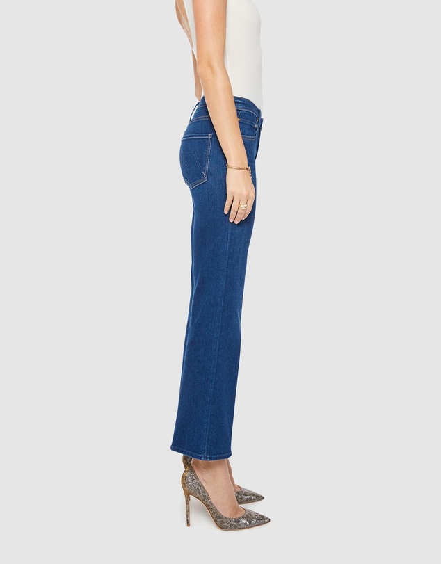MOTHER - The Mid Rise Rambler Zip Flood Jeans
