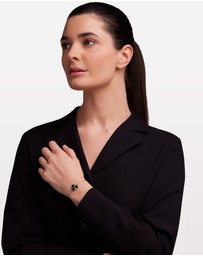 Furla - Flora Gold-Tone & Black Enamel Bracelet